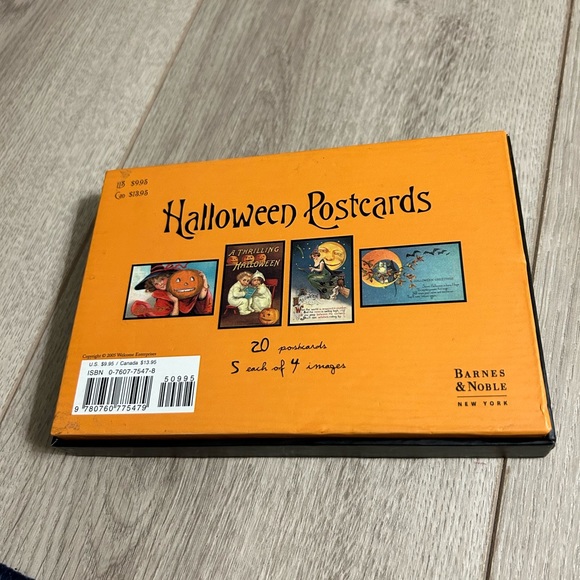 Vintage Halloween Postcards 6” x 4” Orig. Box. 4 Designs 5 Cards Each Missing 1 - Picture 2 of 8